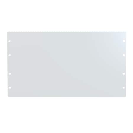 Hammond 6U FLAT STEEL Panel WHITE PBPS19010WH